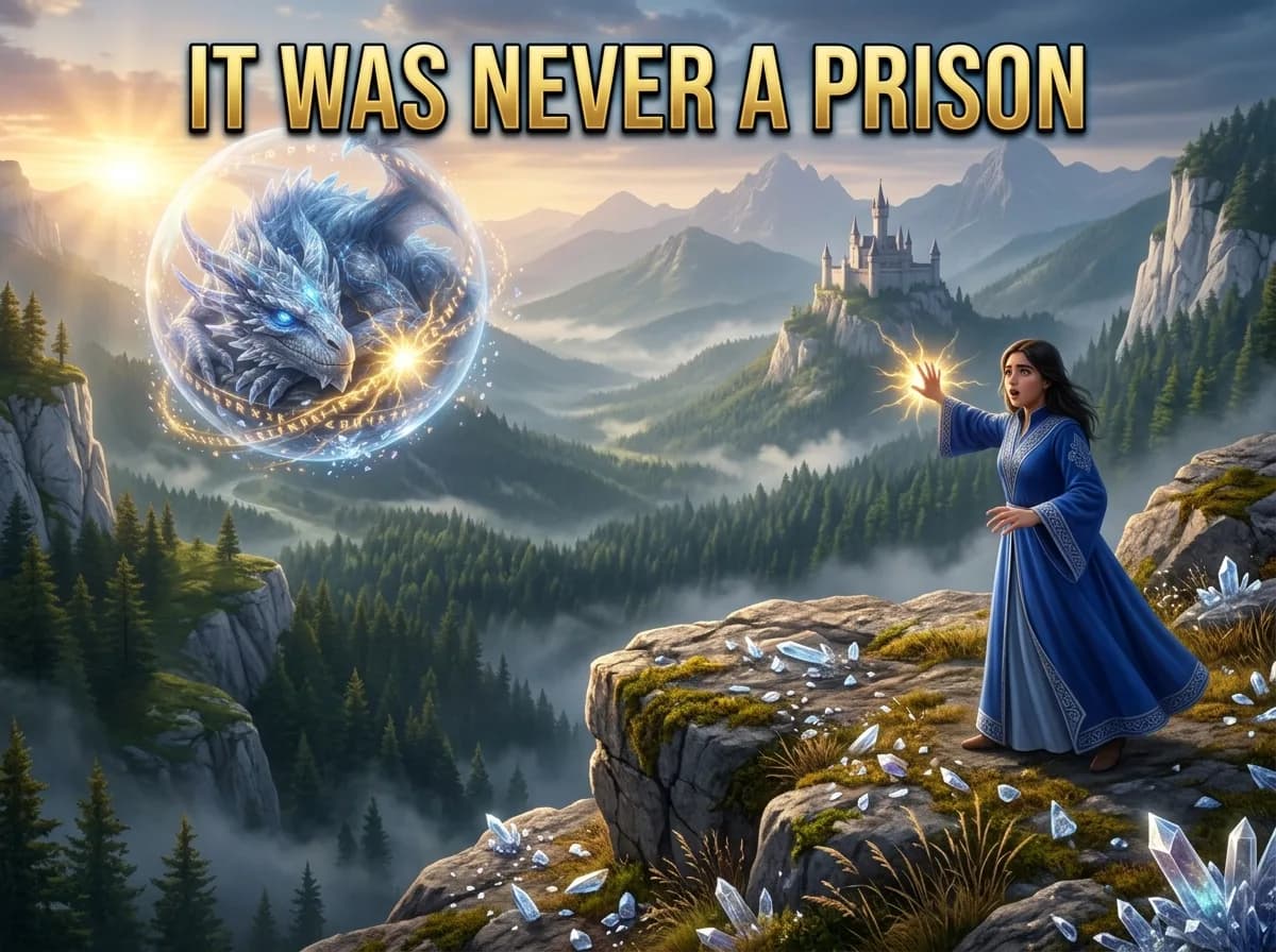 The Crystal Dragon Slept Inside The World's Largest Spell