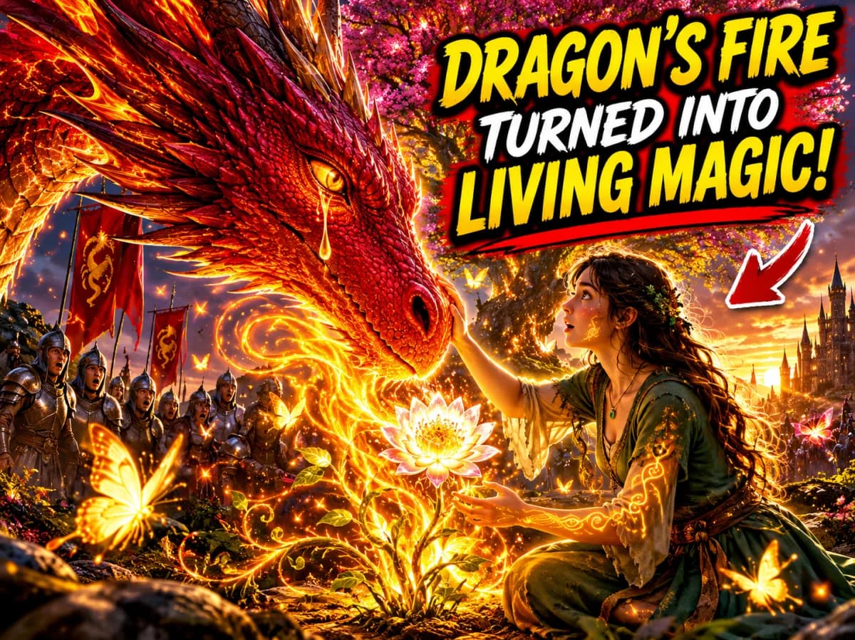 The Dragon's Fire Turned Into Living Magic