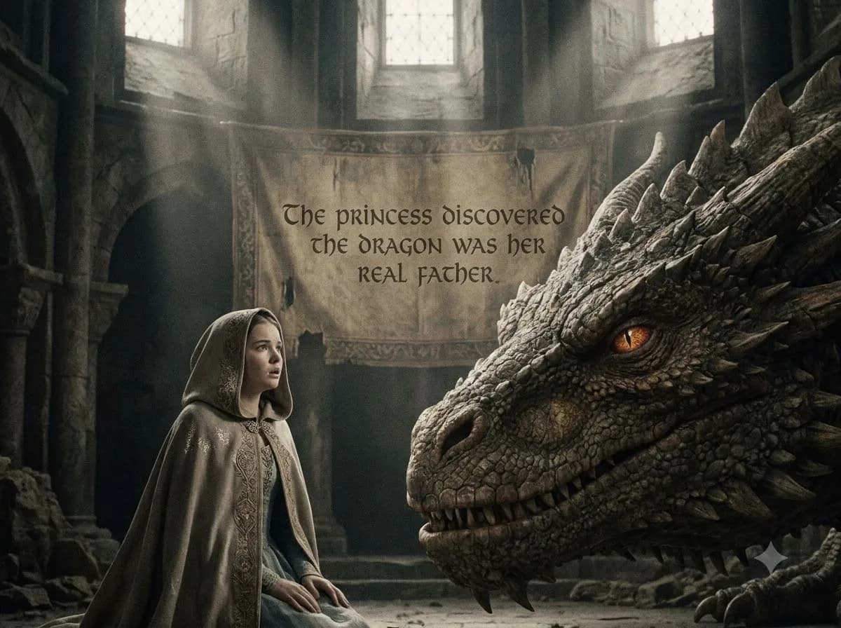 The Princess Discovered the Dragon Was Her Real Father
