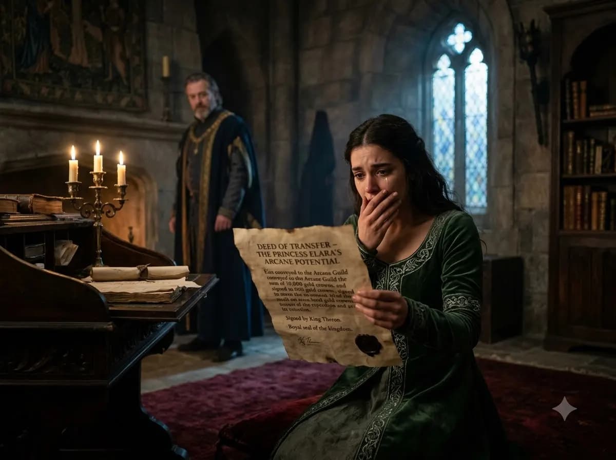 The Princess Discovered Her Father Had Secretly Sold Her Magic